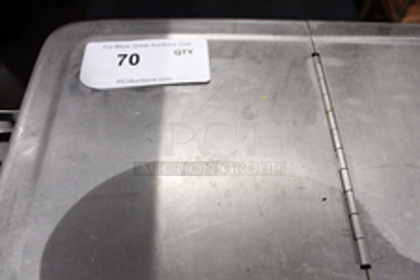 8 Qt. Full Size Chafer Kit with Stainless Steel Hinged Cover. 
24x14x13
 - Image 5 of 6