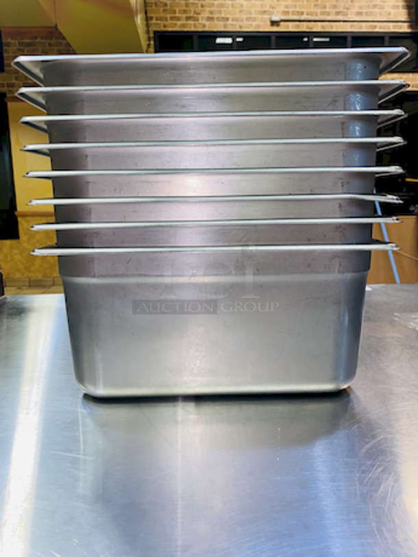 AWESOME! Set of (5) Stainless Steel 1/3 Pans, 6 Inch Deep.

6x Your Bid - Image 6 of 6