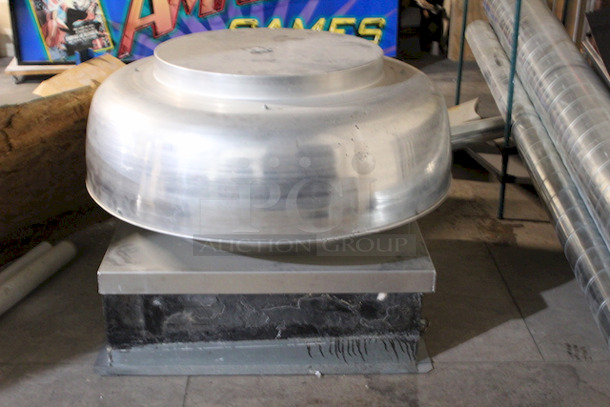 LIKE NEW!! Loren Cook 30PR Spun Aluminum Gravity Vent. 52x37 - Image 2 of 3