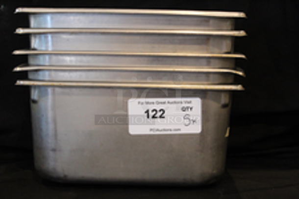Stainless Steel 1/3 Pans, 6” Deep.
12-1/2x7x6
5x Your Bid
 - Image 7 of 7