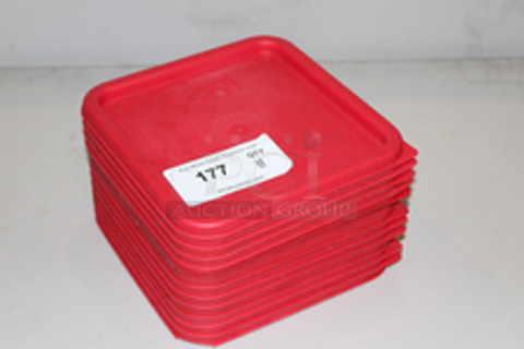 SWEET DEAL! Cambro SFC6 Lids. Fits 4 & 6qt Square Food Storage Containers, Winter Rose.
11x Your Bid
8-3/4x8-3/4
