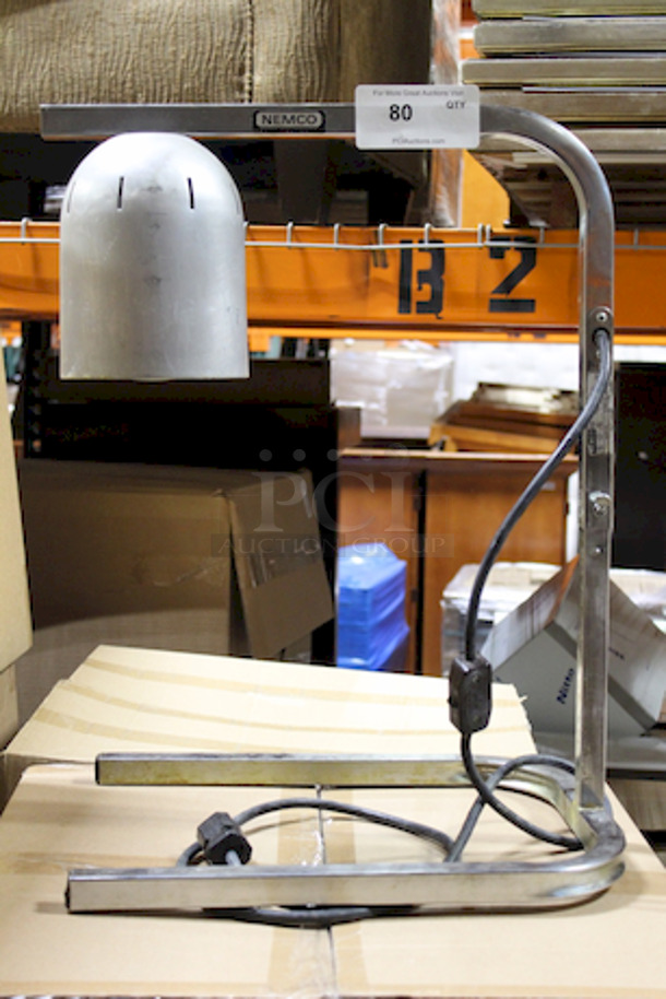 OUTSTANDING! 2 Nemco 6000A Free Standing Infrared Bulb Warmers - Portable Counter Units, w/ Adjustable Arm, Steel/Aluminum 120v 250w 2.1a 60hz. 14" x 19 1/2" x 22". 2x Your Bid - Image 5 of 5