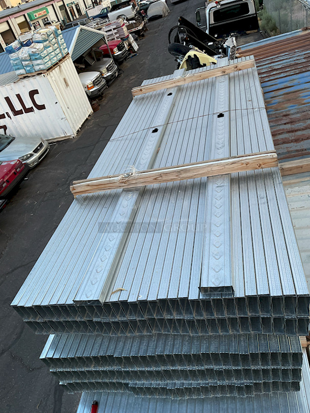 ClarkDietrich ProSTUD 25 3-5/8 in. x 8 ft. Galvanized Steel DRYWALL STUD 25-Gauge EQ, G40, 50KSI. Model: 362PDS125-15. 180x Your Bid	3-5/8x1-1/4x96 - Image 7 of 9