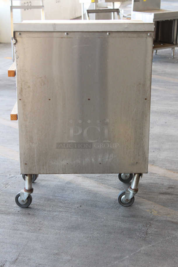 Stainless Steel Cabinet On Commercial Casters. 25x37x44
 - Image 4 of 5