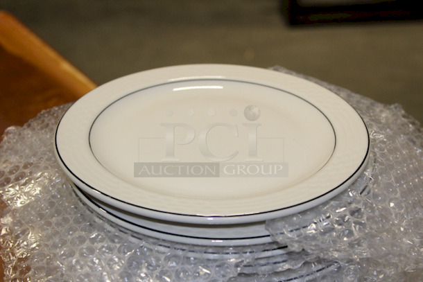 HUGE LOT!! Sterling China W4, 1997 8" Salad/Dinner Dishes, Rimmed. 80x Your Bid - Image 1 of 2