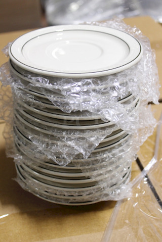 AMAZING! Sterling China 6" Saucers. 25x Your Bid.