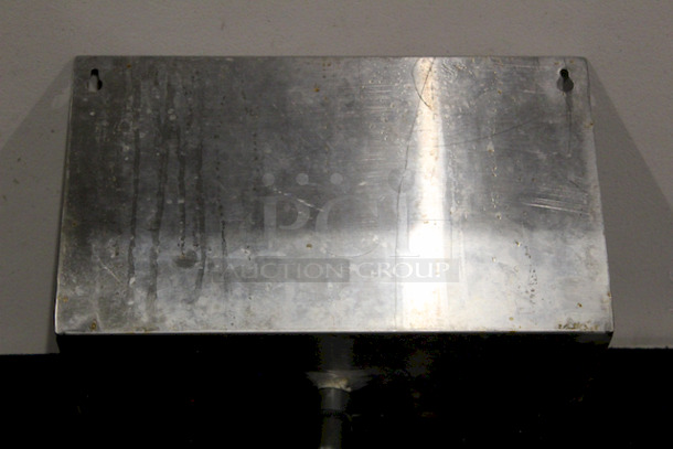 NICE!  Wall Mount Drip Tray – Brushed Stainless – With Drain - Image 2 of 5
