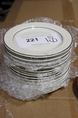 AMAZING! New Sterling China 21 Bread And Butter Dishes, 6-1/4". 10x Your bid