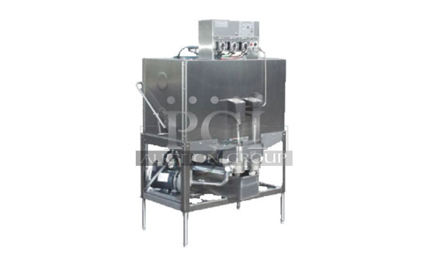 Excellent Condition American Dish Service 5AG-S 74 Rack/Hr Double Rack Door Type Low Temp Dishwasher - 115V Tested and Working - Image 10 of 10