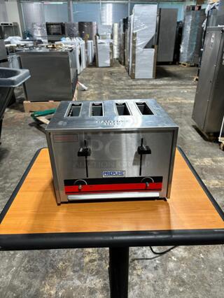 Prepline 4 Slice Commercial Toaster - 1.5" Slots, 120V
