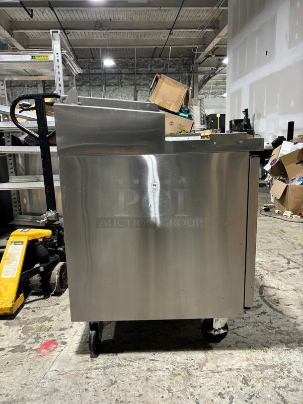 DUKERS Chef AAA - DPP90-12-S3, Commercial 90" 12 Pan Pizza Prep Table Refrigerator - Image 5 of 6