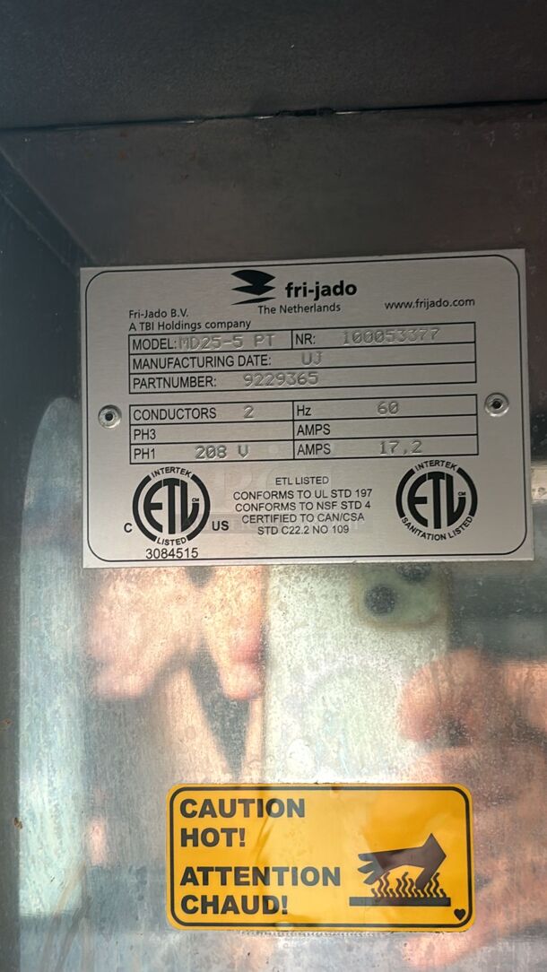 FRI-JADO MD25-5 5-TIER SELF-SERVE FOOD WARMER HEATED SHELF DISPLAY MERCHANDISER

 - Image 5 of 5