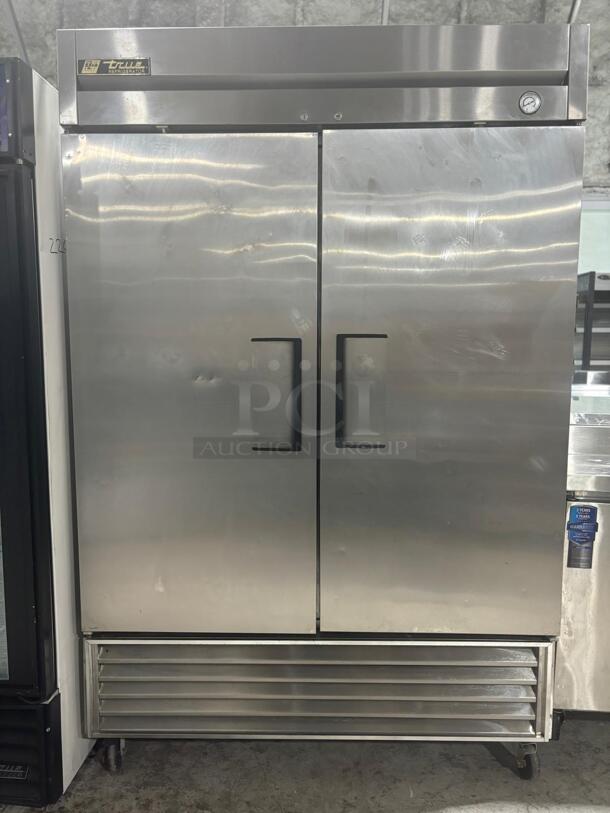 True T-49-HC 54" Two Section Reach In Refrigerator, (2) Right Hinge Solid Doors, 115v
 - Image 1 of 3
