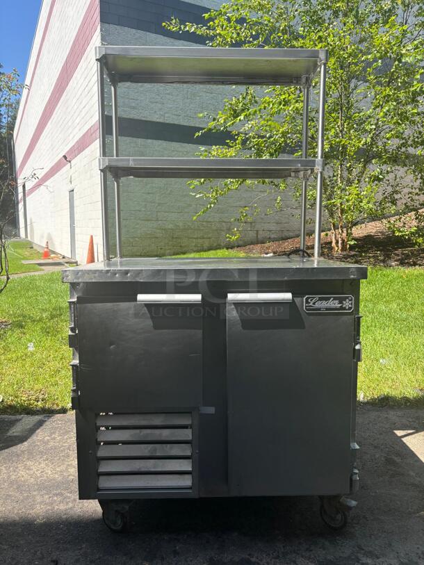 Intertek Leader 2 Door Commercial Refrigeration With Shelves  - Image 4 of 11