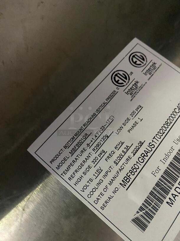 AMAZING! Atosa MBF8501GR 19.1 Cu.ft Single Door Bottom Mount Reach-In Freezer
 - Image 2 of 7