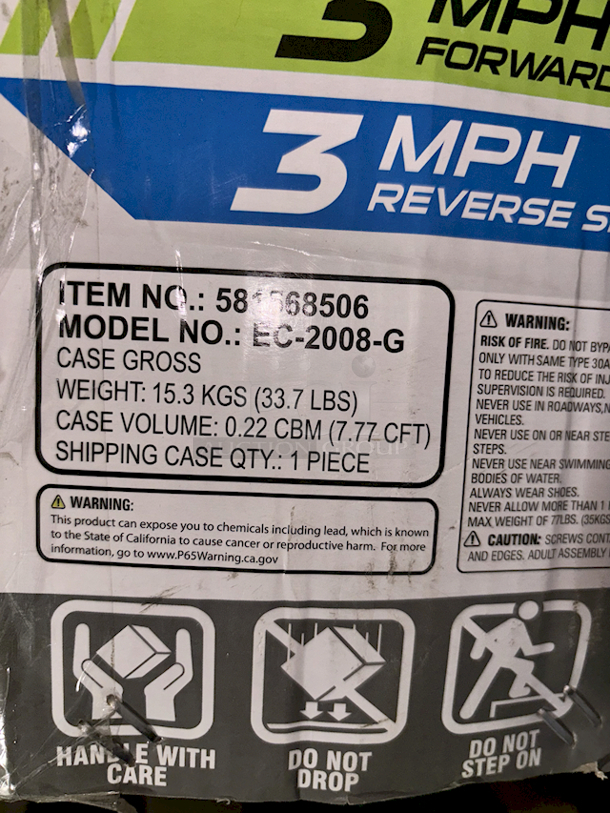 Action Wheels EC-2008-G XR-250 Sport 12 Volt Ride-On ATV - Goes 3MPH in Forward And Reverse.  - Image 2 of 2