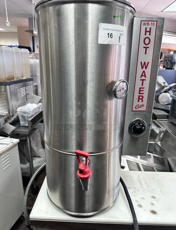 Working Curtis WB-10 10 Gallon Electric Hot Water Dispenser With Thermostatic Control  - Image 1 of 2