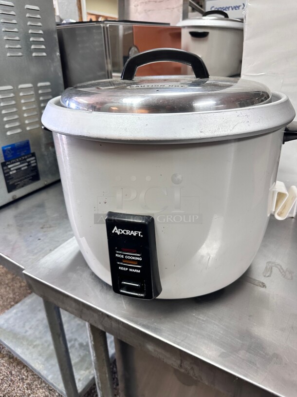 Excellent Condition Adcraft RC-E30 Rice Cooker w/ 30 Cup Capacity 115 Volt 