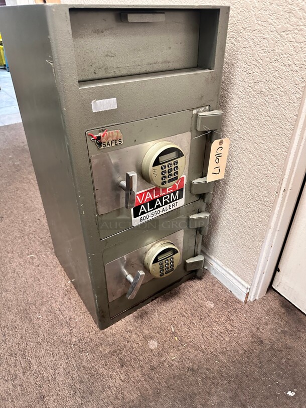 Blue Air BSD2EE Bull Safe Depository Safe Digital Lock System Two Compartment 'No Code' - Image 1 of 8