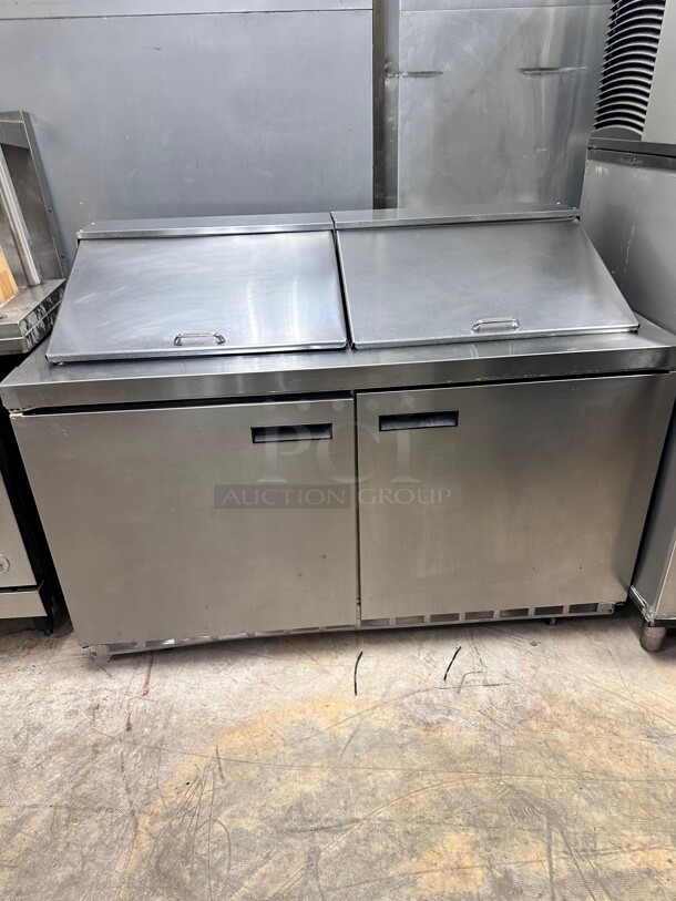 Delfield Commercial 72" Mega Top Sandwich Prep Table 115 Volt Tested and Working! - Image 4 of 9