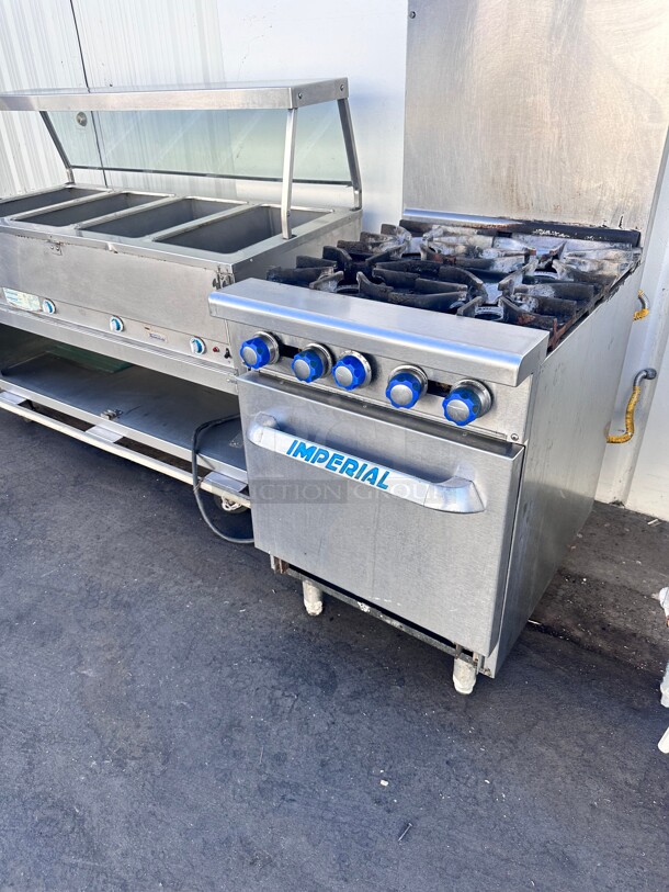 Imperial 24" 4 Burner With Oven Gas Stove Working - Image 5 of 7