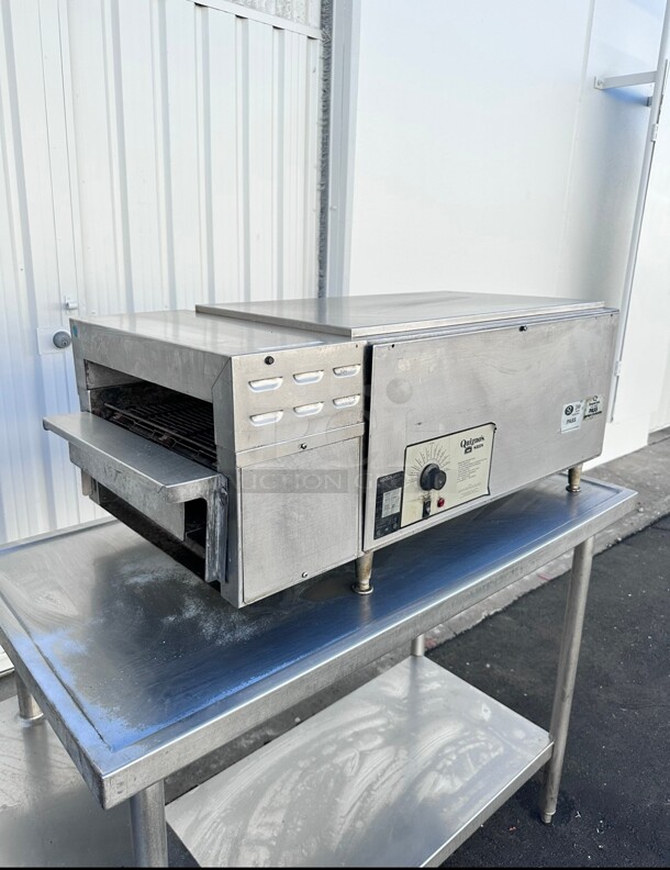 Star MM14 Holman 14 inch W Belt High Volume Conveyor Toaster 1000 Slices/Hr 220 Volt  - Image 6 of 8