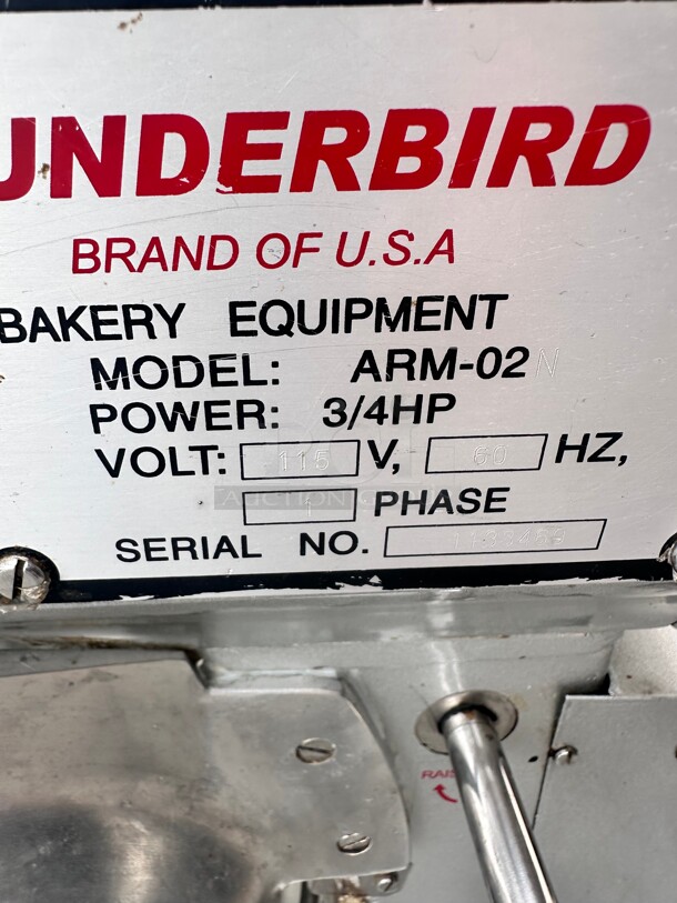 20 Quart Thunderbird Planetary Mixer ARM-02 115 Volt Working - Image 10 of 10