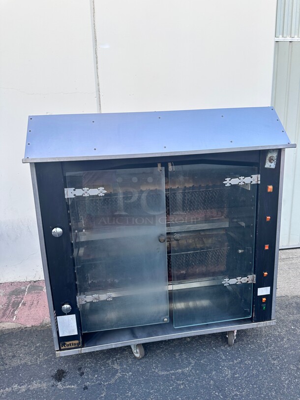 Rotisol Commercial 4 Spit Chicken Rotisserie Machine Gas NSF - Image 6 of 9
