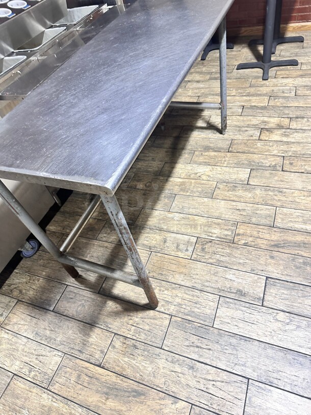Commercial 48 inch Stainless Steel Table NSF - Image 1 of 5