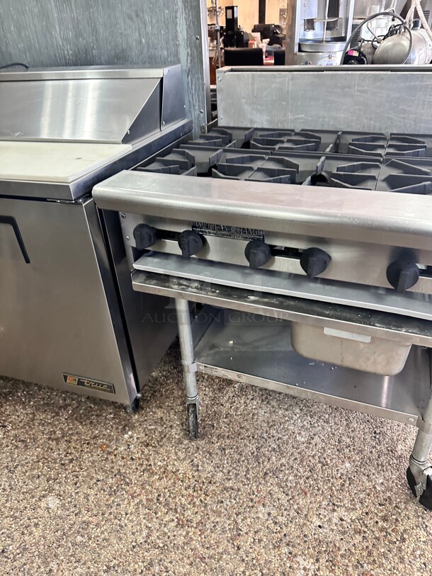 American Range 36" Counter Top Gas 6 Burner Working - Image 7 of 7
