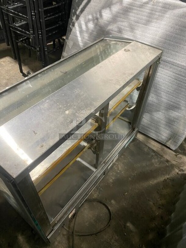 Vendo Commercial Countertop Food Warming Display Case! All Stainless Steel! - Image 3 of 9