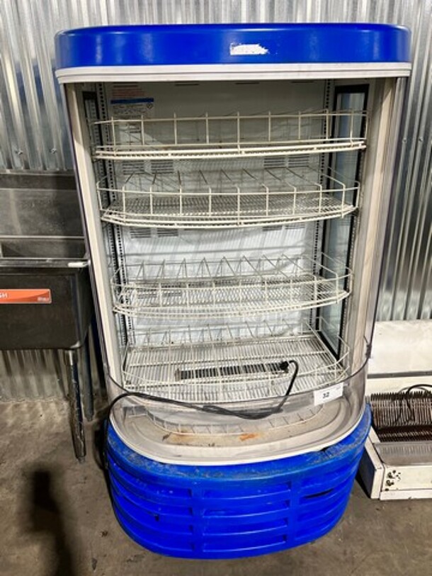 Beverage Air Commercial Refrigerated Open Grab-N-Go Drink Display Case! With Poly Drink Racks! Model: BZ16GE SN: 6264459 115V 60HZ 1 Phase