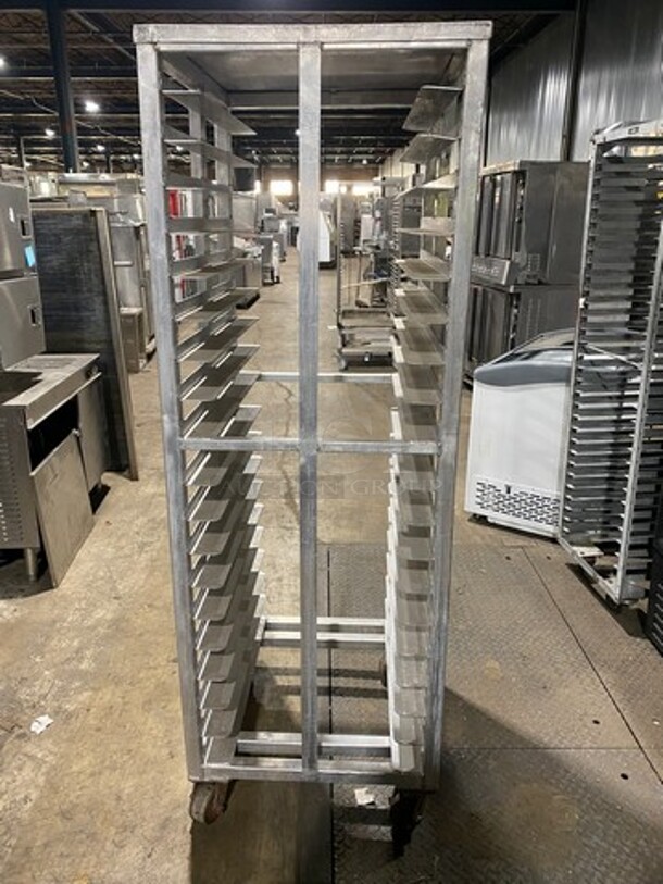Metal Commercial Pan Transport Rack! On Casters! - Image 3 of 4
