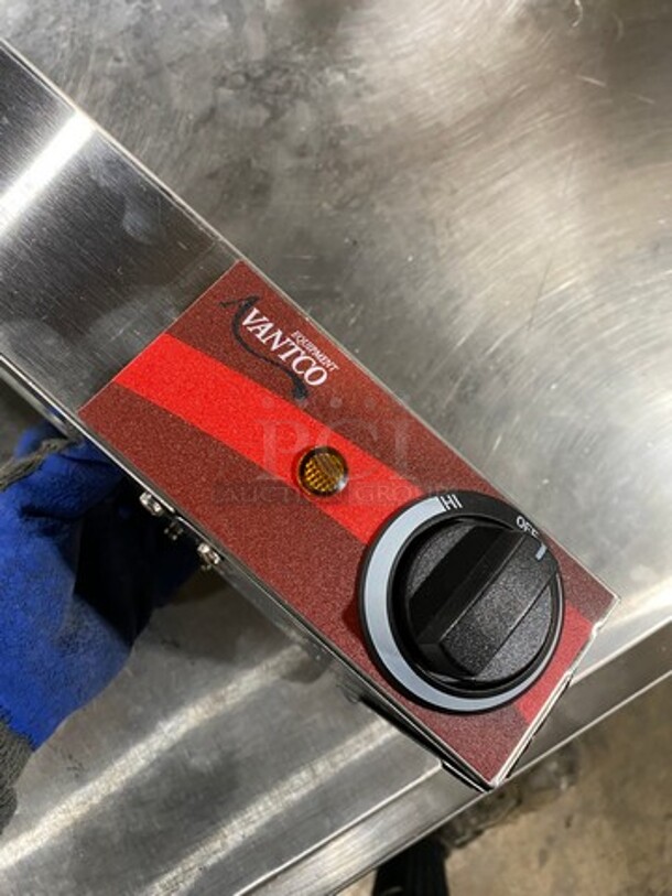 NEW! IN THE BOX! Avantco Commercial Heated Shelf Strip Warmer! Solid Stainless Steel! Model: ISW36INF SN: CK190353R238 120V - Image 5 of 8