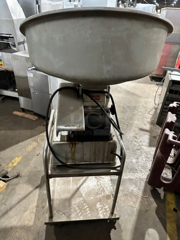 Hollymatic Commercial Food Portioning/ Patty Former Machine! On Equipment Stand! With Underneath Storage Space! All Stainless Steel! On Casters! Model: 54 SN: 58666 115V 60HZ 1 Phase - Image 4 of 8