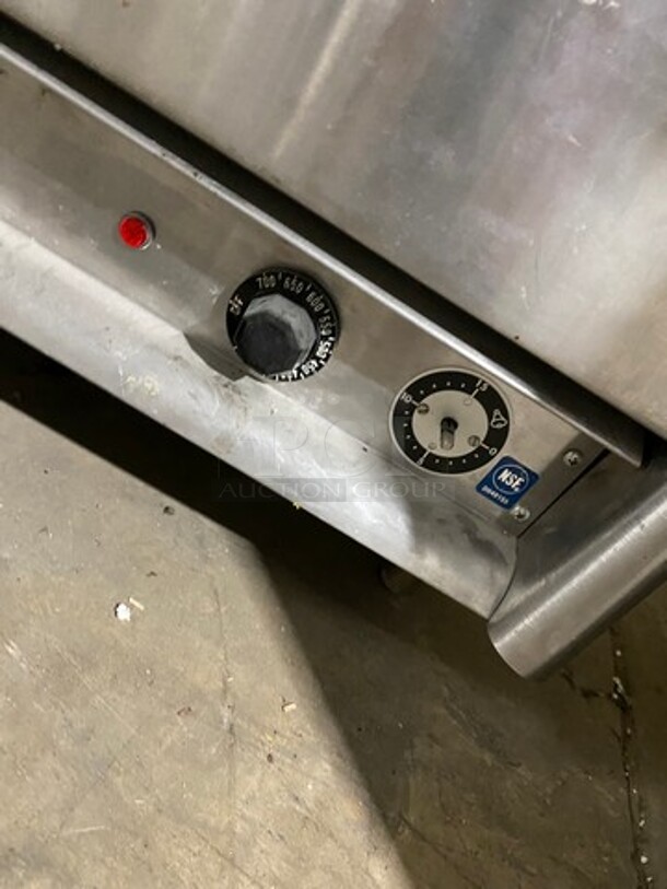 Cecilware Commercial Electric Powered Pizza Oven! With Stones! All Stainless Steel! On Legs! Model: PO18 120V - Image 7 of 9