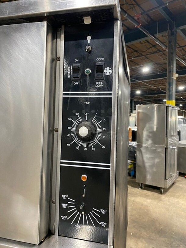Garland Commercial Gas Powered Double Deck Convection Oven! Metal Oven Racks! All Stainless Steel! 2x Your Bid Makes One Unit! - Image 7 of 9