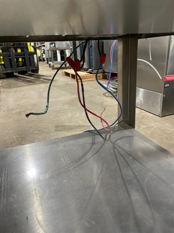 Duke Commercial Electric Powered 3 Well Steam Table! With Storage Space Underneath! All Stainless Steel! On Casters! Model: E303M SN: 12063086 208V 60HZ 3 Phase - Image 10 of 10