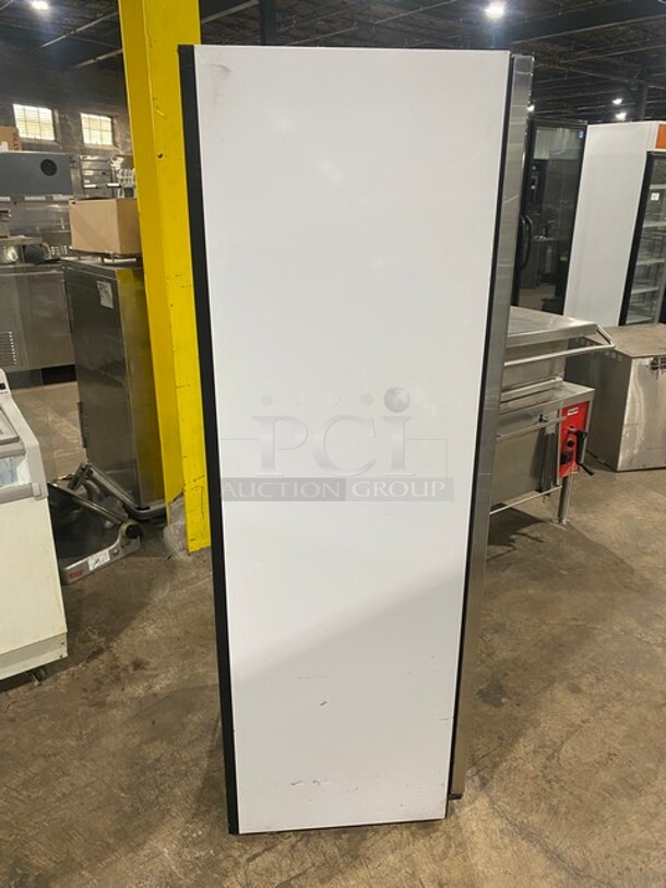 Summit Commercial Single Door Reach In Cooler Merchandiser! With View Through Door! Poly Racks! Model: SCR1400WLH SN:365023195200052 115V  - Image 2 of 8