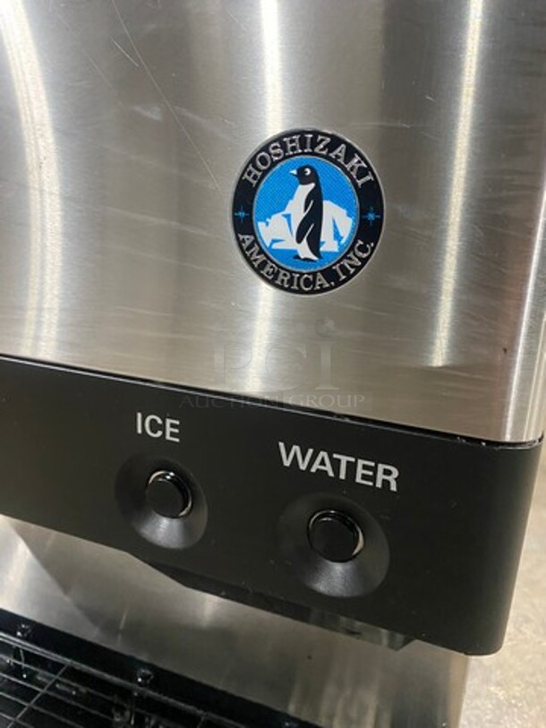Hoshizaki Commercial Countertop Ice Maker/Dispenser And Water Dispenser! All Stainless Steel! Model: DCM500BWF SN: J10230L 115/120V 60HZ 1 Phase - Image 6 of 10