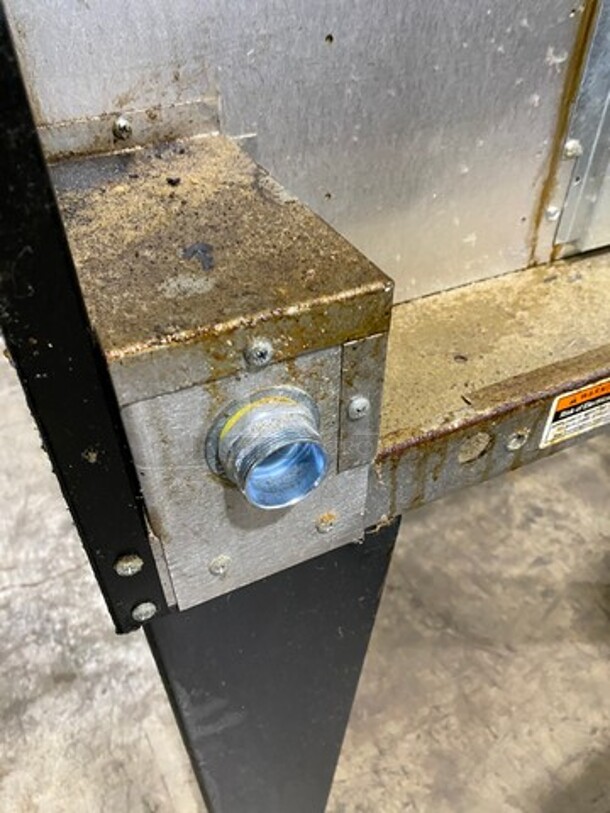 Duke Commercial Electric Powered Convection Oven! With View Through Doors! Metal Oven Racks! All Stainless Steel! On Legs! - Image 7 of 7