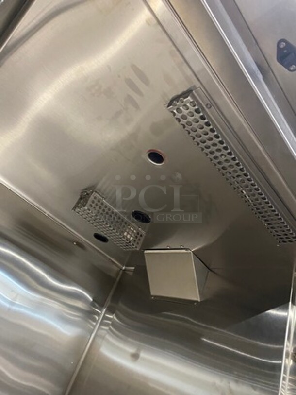 WOW! NEW! Hobart Commercial Electric Powered Single Door Roll In Rack Proofer/ Warmer Holder/ Hot Food Storage! Solid Stainless Steel! Model: QESADHL SN: 321068377 120/208V 60HZ 1 Phase - Image 6 of 10