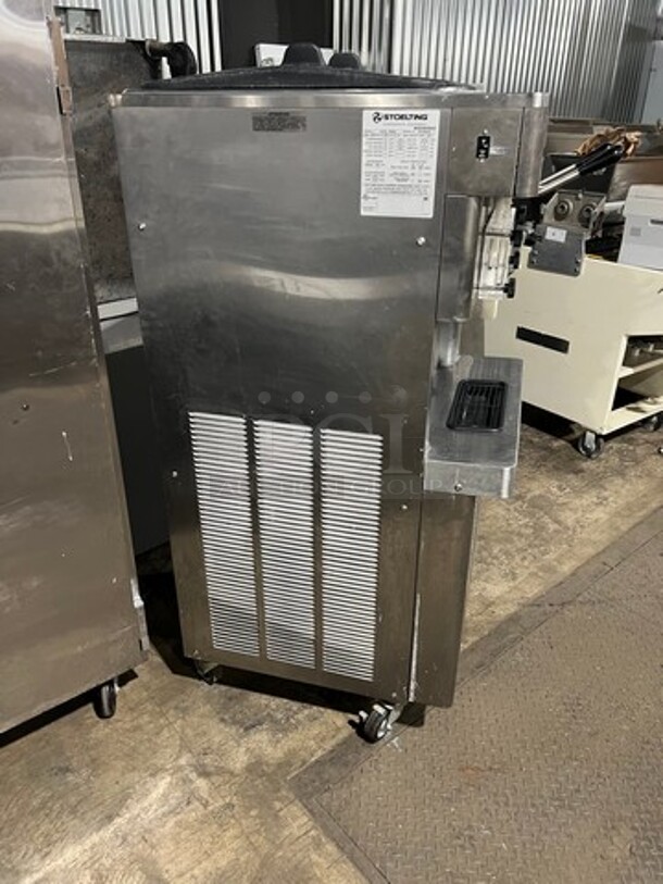 NICE! Stoelting Commercial 2 Flavor Soft Serve Ice Cream/ Frozen Yogurt Machine! All Stainless Steel! On Casters! Model: O231309I2 SN: 3610806H 208/240V 60HZ 3 Phase - Image 7 of 8