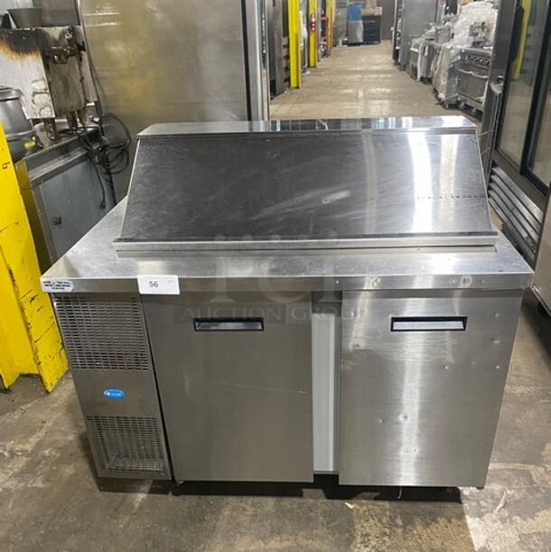 Randell Commercial Refrigerated Mega Top Sandwich Prep Table! With 2 Door Underneath Storage! All Stainless Steel! On Casters! MODEL 9030k-513 SN: W17942791 115V 1PH - Image 1 of 8