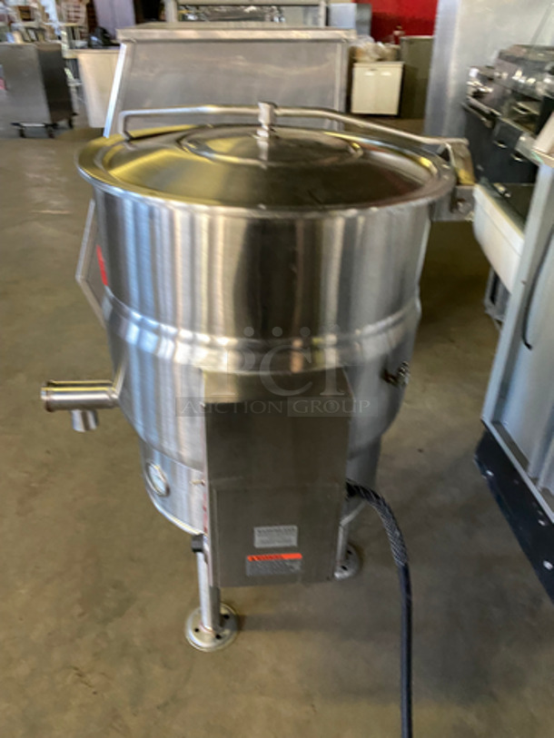 GREAT! Vulcan Commercial Electric Powered Jacketed Self-Contained Soup Kettle! All Stainless Steel! On Legs! - Image 3 of 9