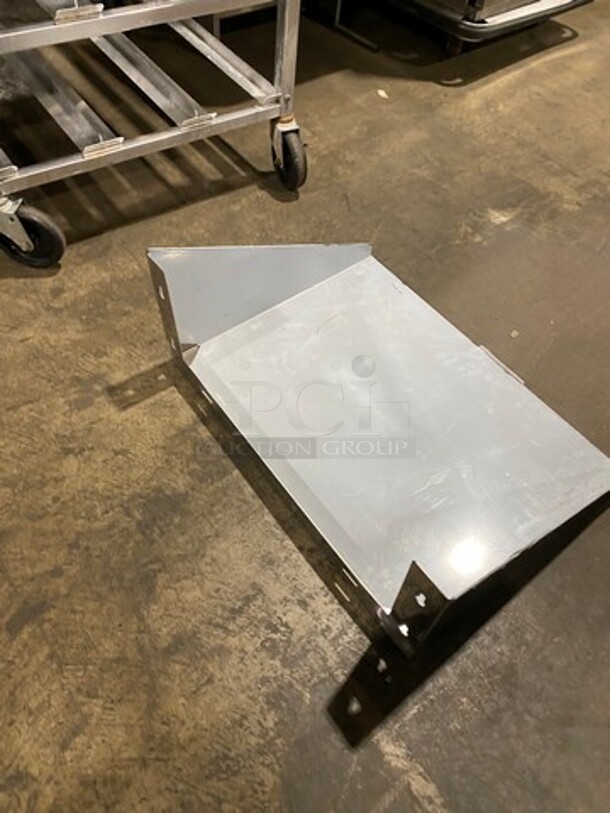 NEW! Advance Tabco Commercial Solid Stainless Steel Wall Mount Shelf! Model: MS1824 - Image 3 of 5