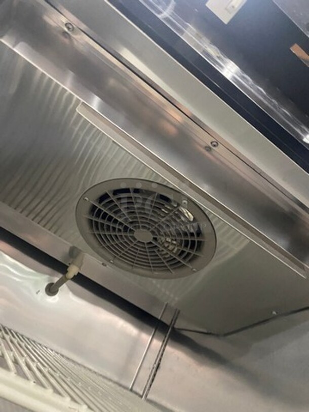 Turbo Air Commercial Single Door Reach In Refrigerator! With Poly Coated Racks! All Stainless Steel! On Casters! Model: M3R241 SN: M3R2L8Z083 115V 60HZ 1 Phase - Image 6 of 9