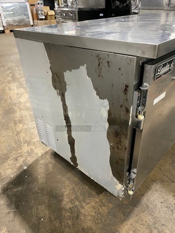 2015 Leader Commercial 2 Door Lowboy/Worktop Cooler! With Poly Coated Racks! All Stainless Steel! On Casters! Model: ESLB60SC SN: NQ06S2604 115V 60HZ 1 Phase - Image 2 of 8