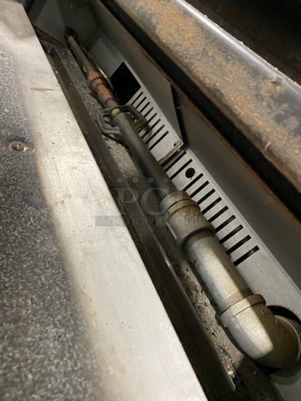 Marsal Commercial Natural Gas Powered Single Deck Pizza/ Baking Oven! All Stainless Steel! On Legs! Model: MB236 SN: 5672 - Image 7 of 10