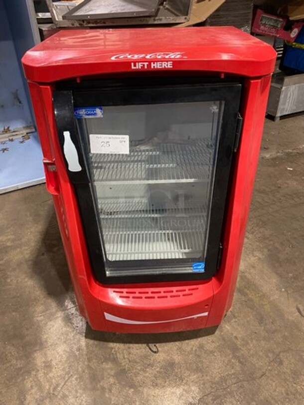 Frigoglass Countertop Mini Fridge! With Front And Top Access Doors! With Poly Racks! Model: IMPULSECHESTCOOLER SN: CN298373725 120V 60HZ 1 Phase - Image 1 of 7
